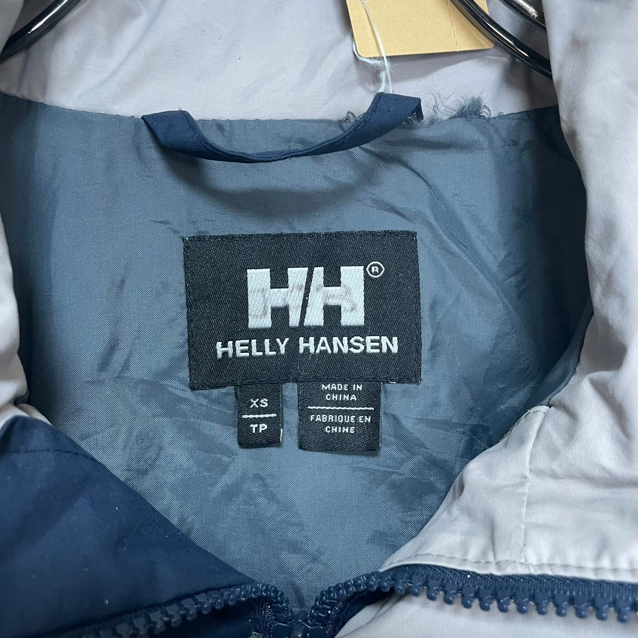 HELLY HANSEN マウンテンジャケット XS 刺繍 ドローコード | 古着屋 