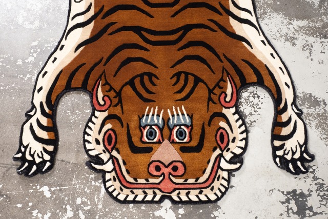 Tibetan Tiger Rug 《Lサイズ•ウール067》チベタンタイガーラグ