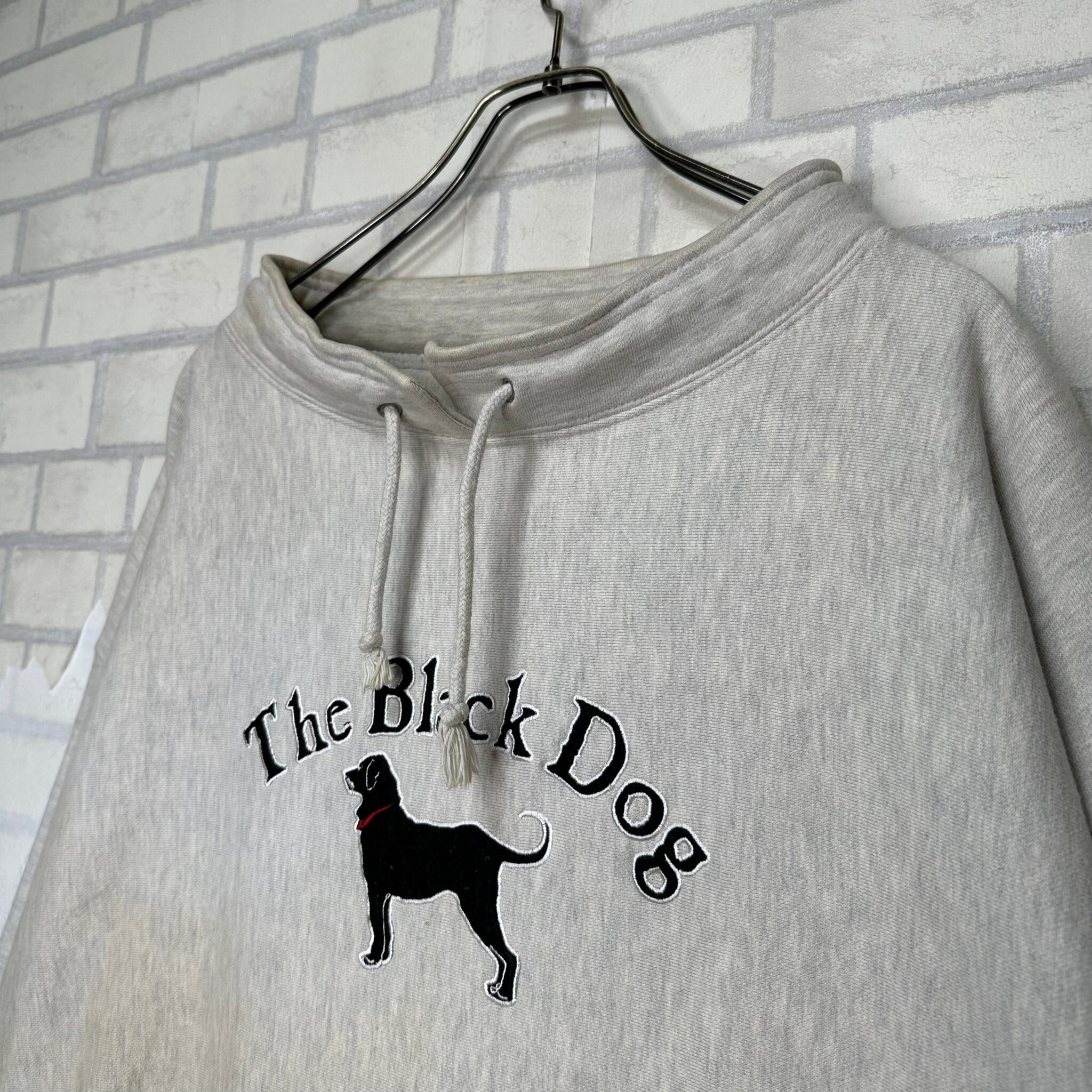 両面プリント】The Black Dog スウェット 2XL 厚手 刺繍 | 古着屋OLDGREEN