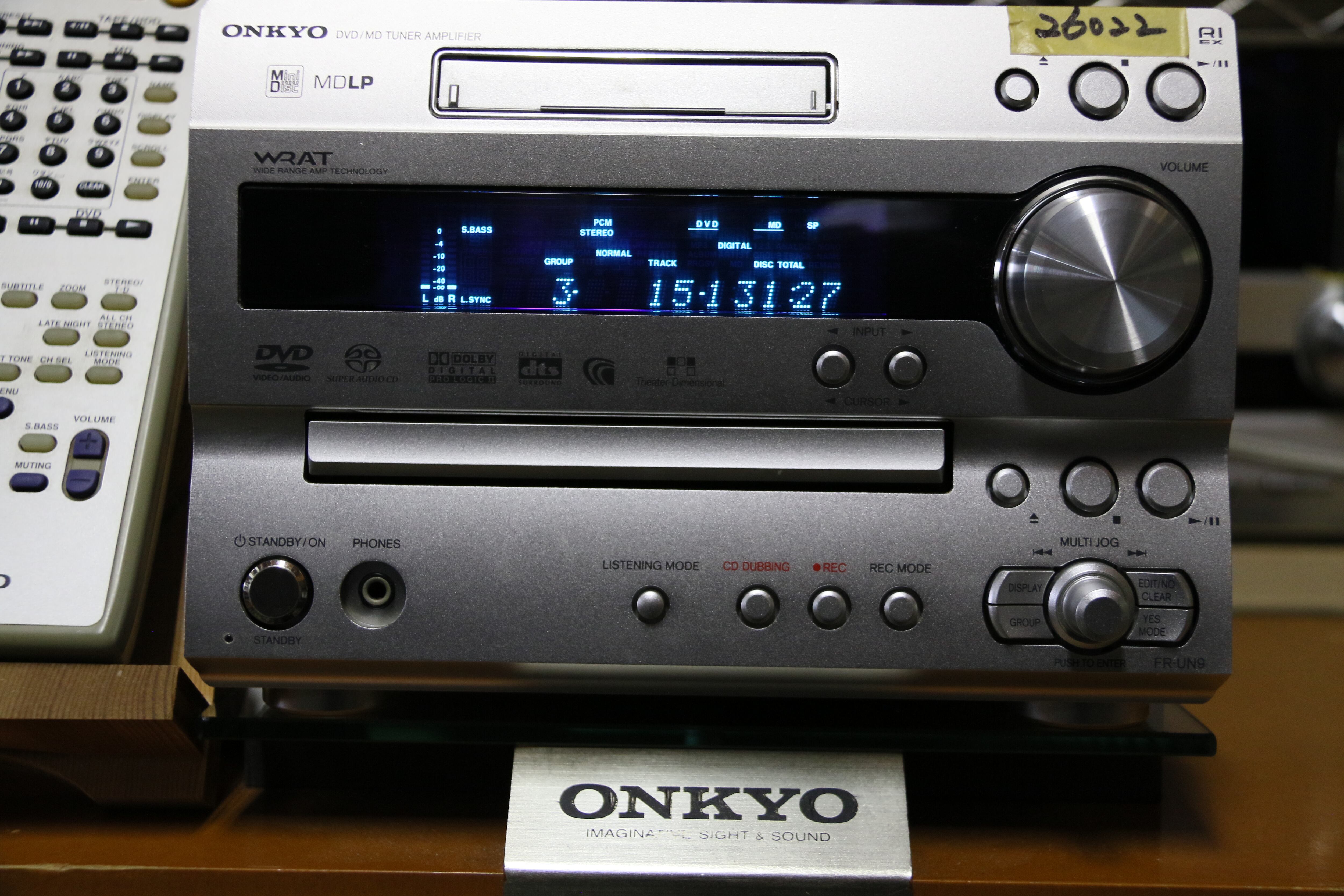 サラウンド搭載！上位機種！】ONKYO FR-UN9 ユニット単体 SACD/DVD/MD