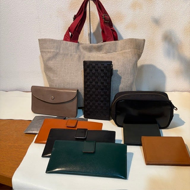 B.stuff リネンコンビトートバッグ