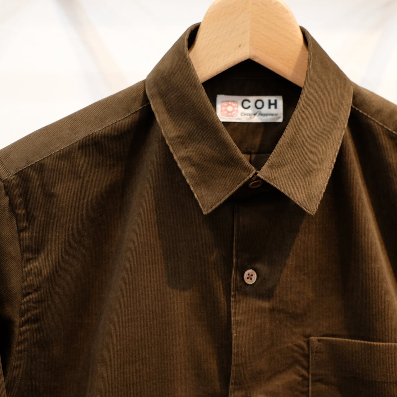 タグ付 未使用⭐Fank & Eileen シャツ コーデュロイ S ブラウン タグ付 未使用】Frank & Eileen コーデュロイシャツ S ブラウン