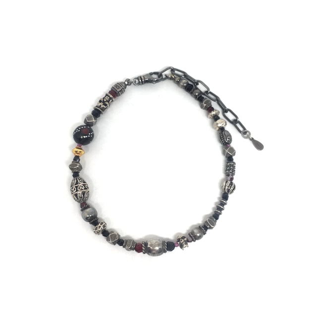 【2018SS】gunda<ガンダ>ROSARIUM ANKLET/B [ロザリウム アンクレット/B]