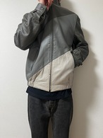1990s- Tricolor Leather Jacket