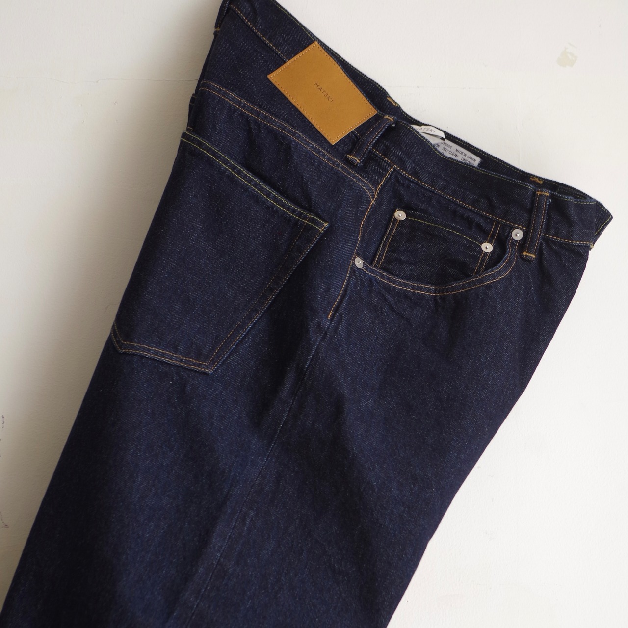 HATSKI　Wide Tapered Denim  One Wash  HTK-Denim03