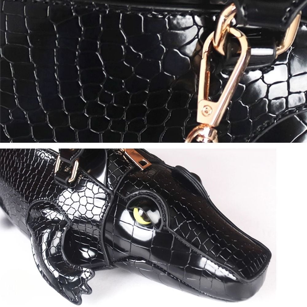 新品未使用　アニマルボーン　クロコダイル 立体クロコダイルバッグ E00563 | EMMA GRAND