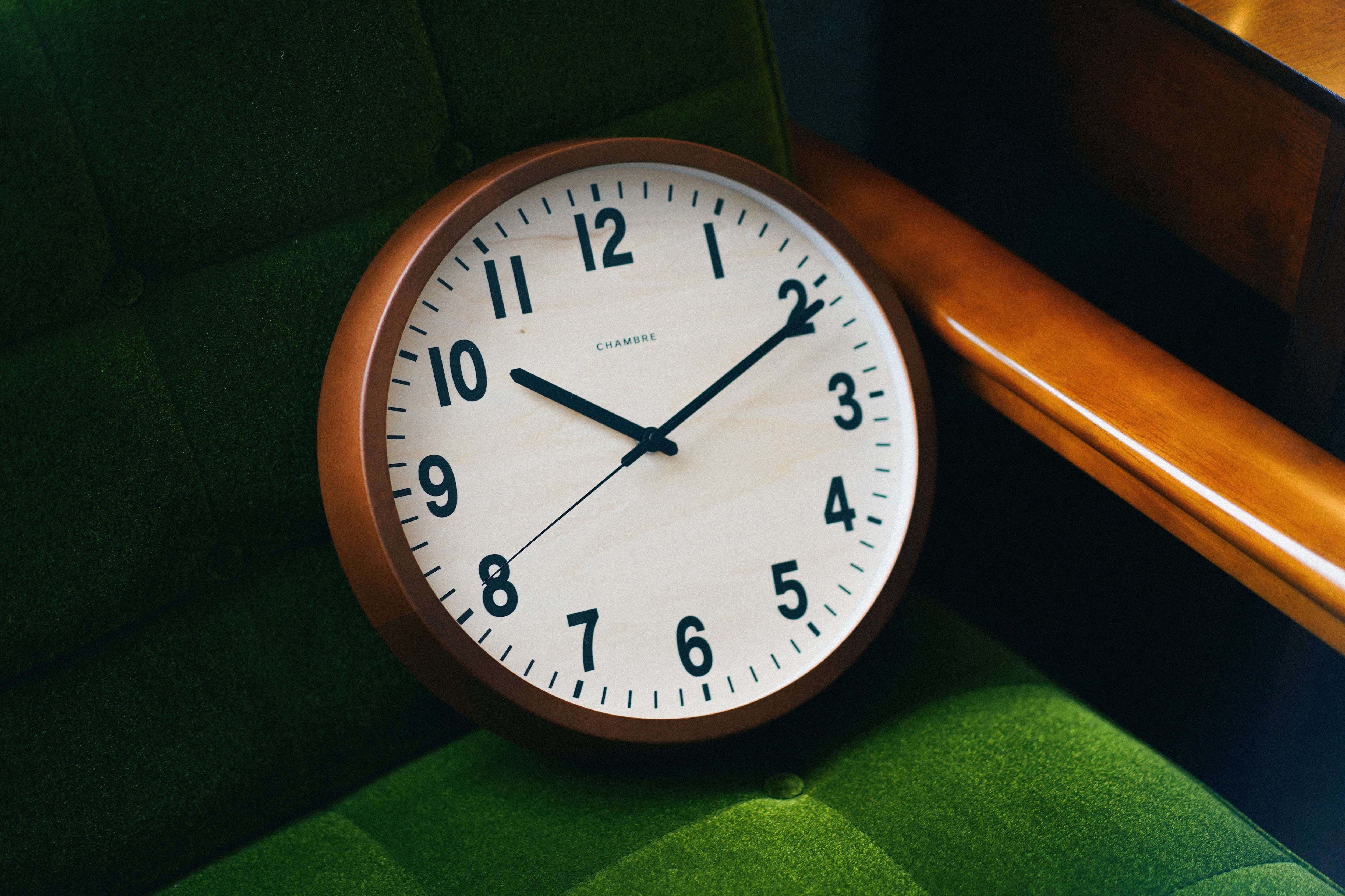 電波時計 PUBLIC CLOCK CAFE BROWN | シャンブル【CHAMBRE】by