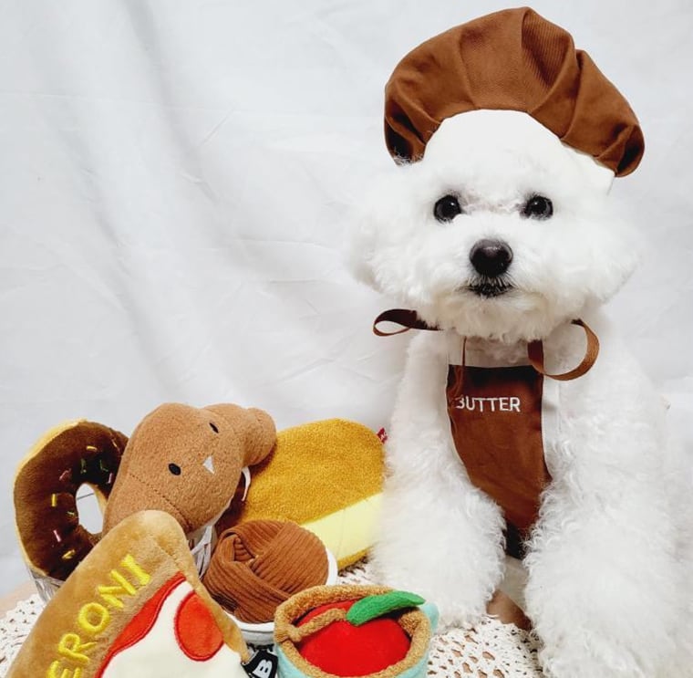【SALE】chef apron S ~ XL  /  犬服 インスタ映え ドッグウェア ペット洋服 犬 服 猫 新作 帽子 エプロン パーティー 小型犬 中型犬