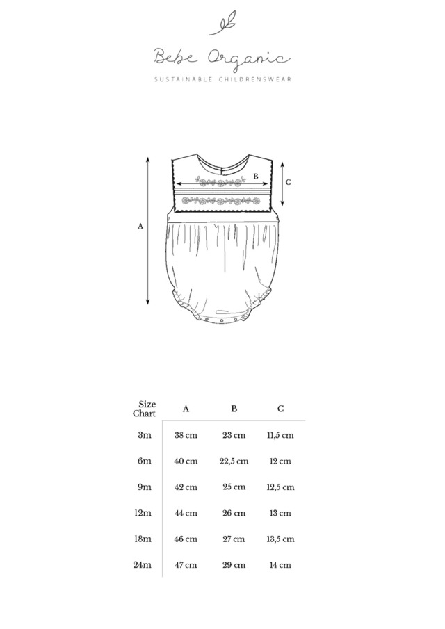 即納　Bebe organic /Giulia Romper