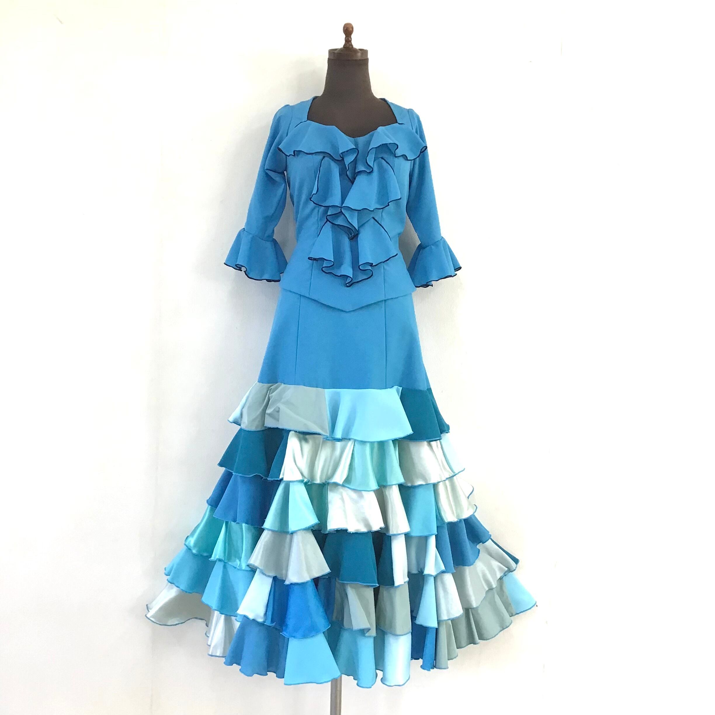 フラメンコ衣装 ブラウス・スカートセット 3Lサイズ K903G396