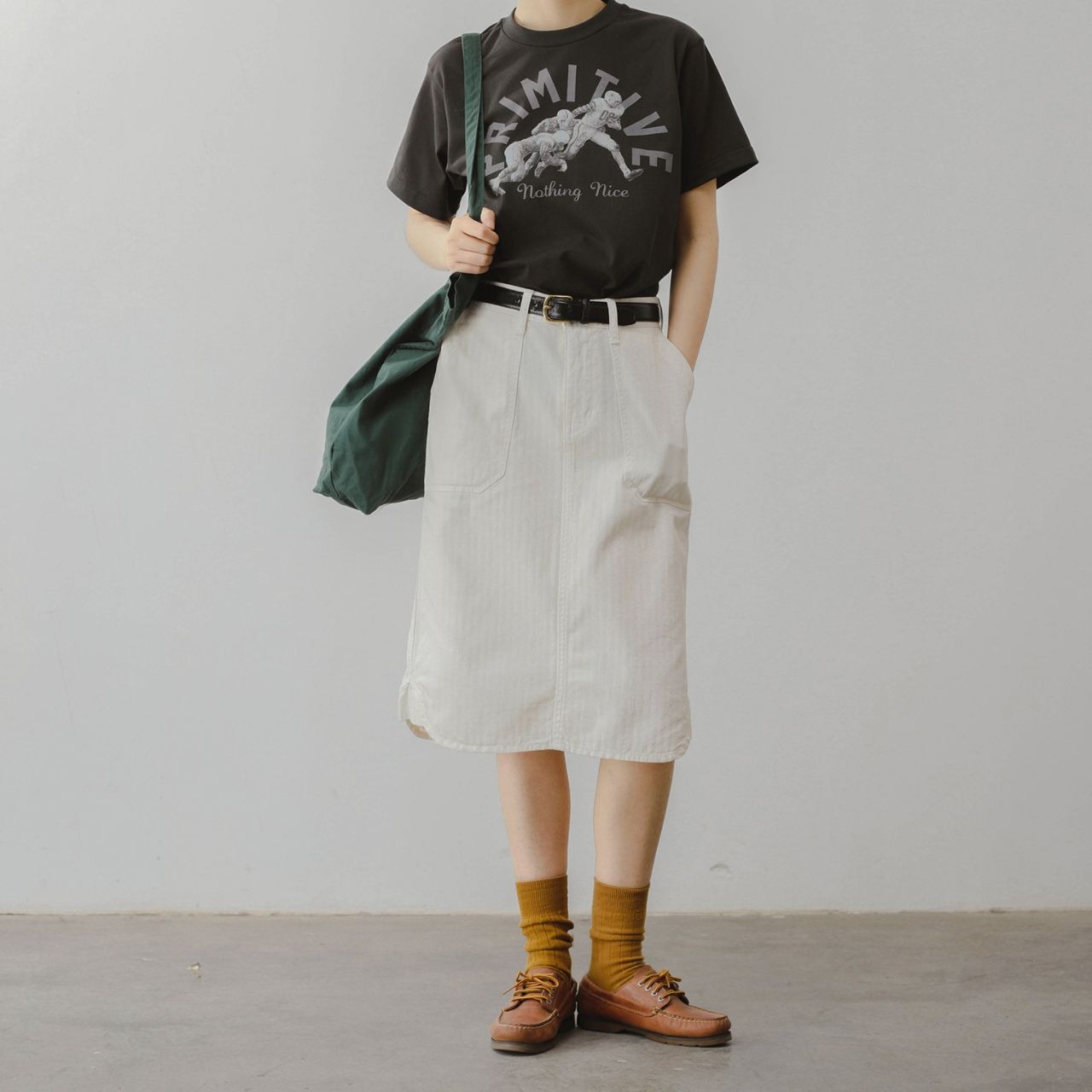 フットボールグラフィックプリントTシャツ   ｆ0021 - 3