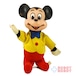 ディズニー ミッキーマウス おがくずぬいぐるみ人形 メイドインジャパン
