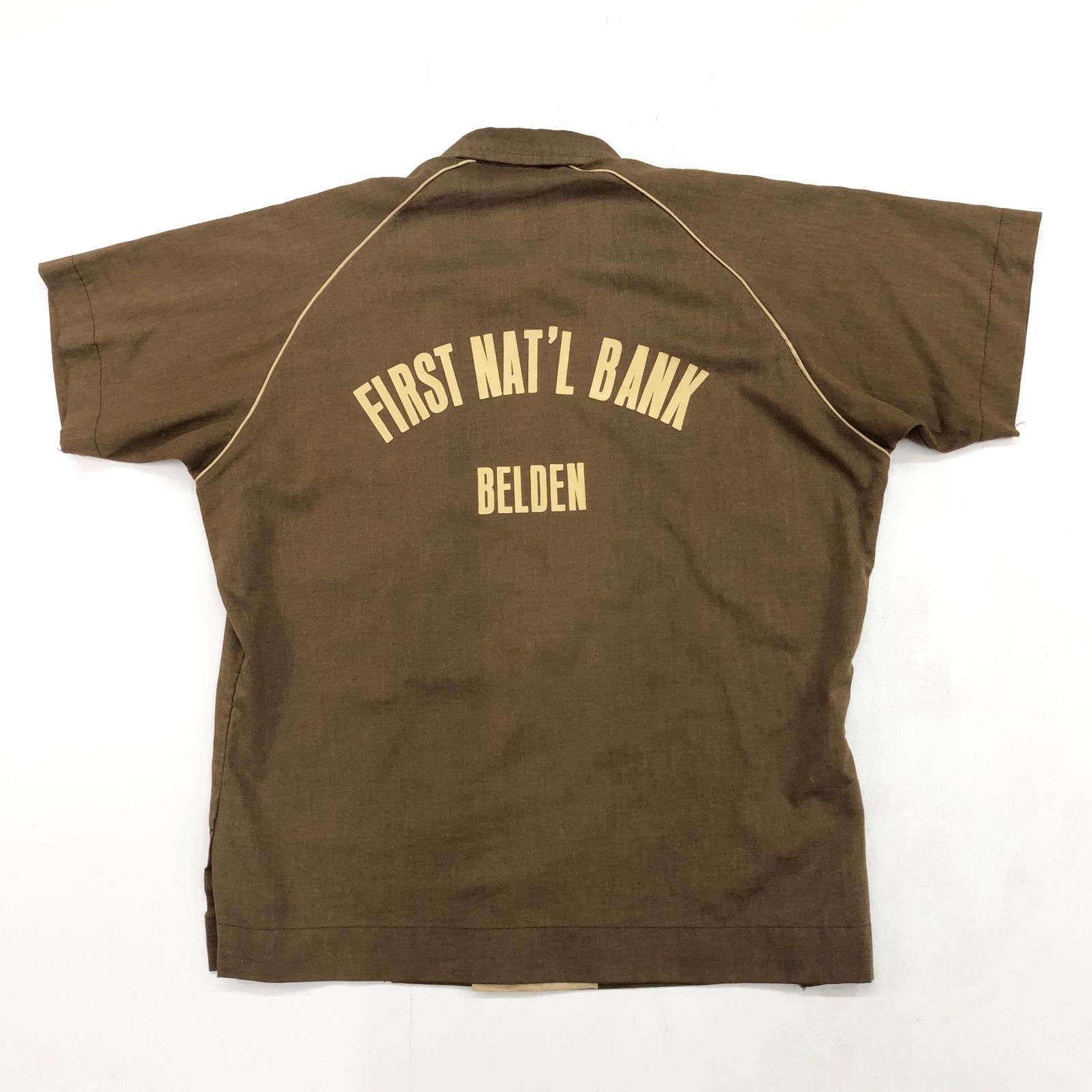 KingLouieボーリングシャツ 1977-78リーグチャンピオン KING LOUIE キングルイ 70年代 USA製 CREATION タグ 企業プリント入り