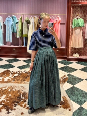 Vintage " Floral Maxi Skirt "