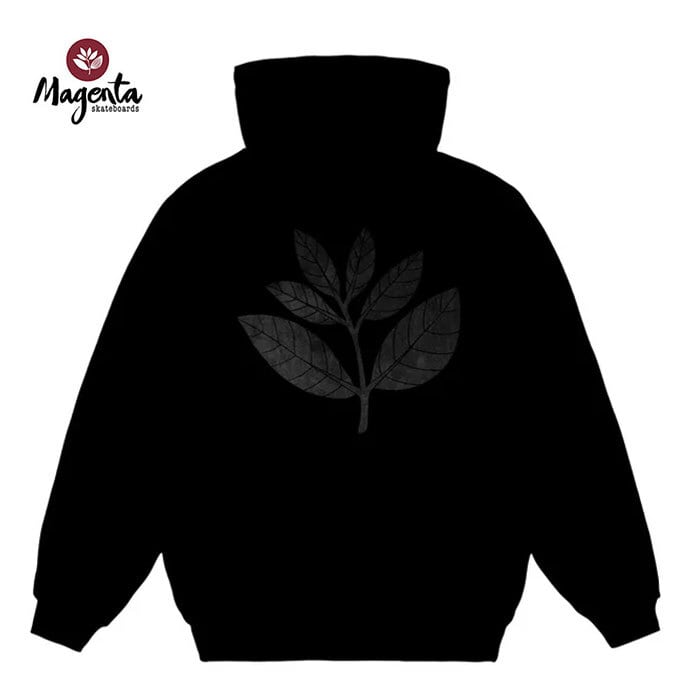 MAGENTA PETIT VELOURS HOODIE BLACK マゼンタ フーディー パーカー
