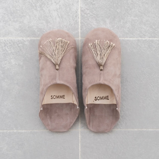 【OUTLET】SOMME / CHÈRE バブーシュ "Sable doux”