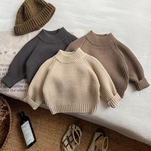 【冬作】シンプルハイネックセーター