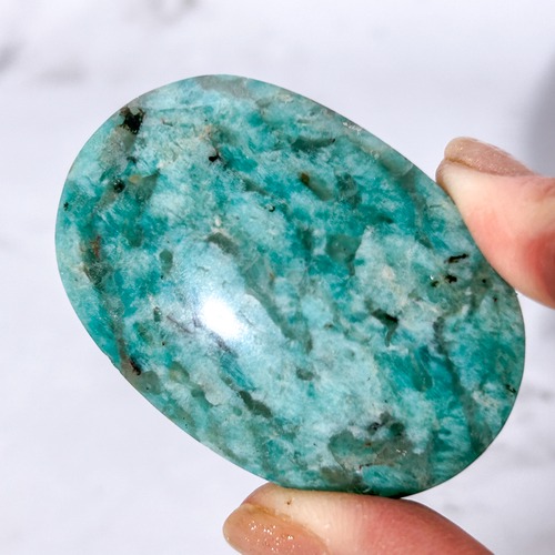 アマゾナイト トルマリン共生　パーム