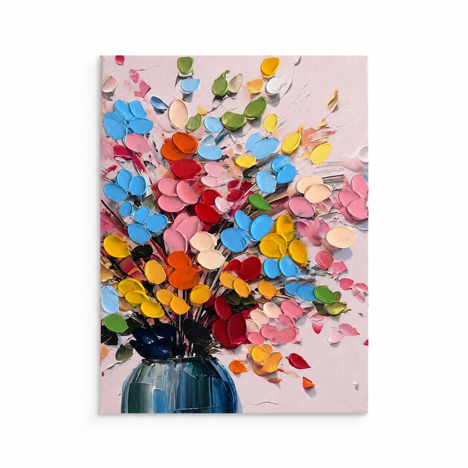 ma！フレーム付きキャンバスアート Color Bloom｜彩りの余白アートキャンバス 30×40cm フレームレス仕様
