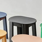 スツール　楕円状　オーバル　ダイニングチェア　リビングチェア　椅子　おしゃれ　かわいい