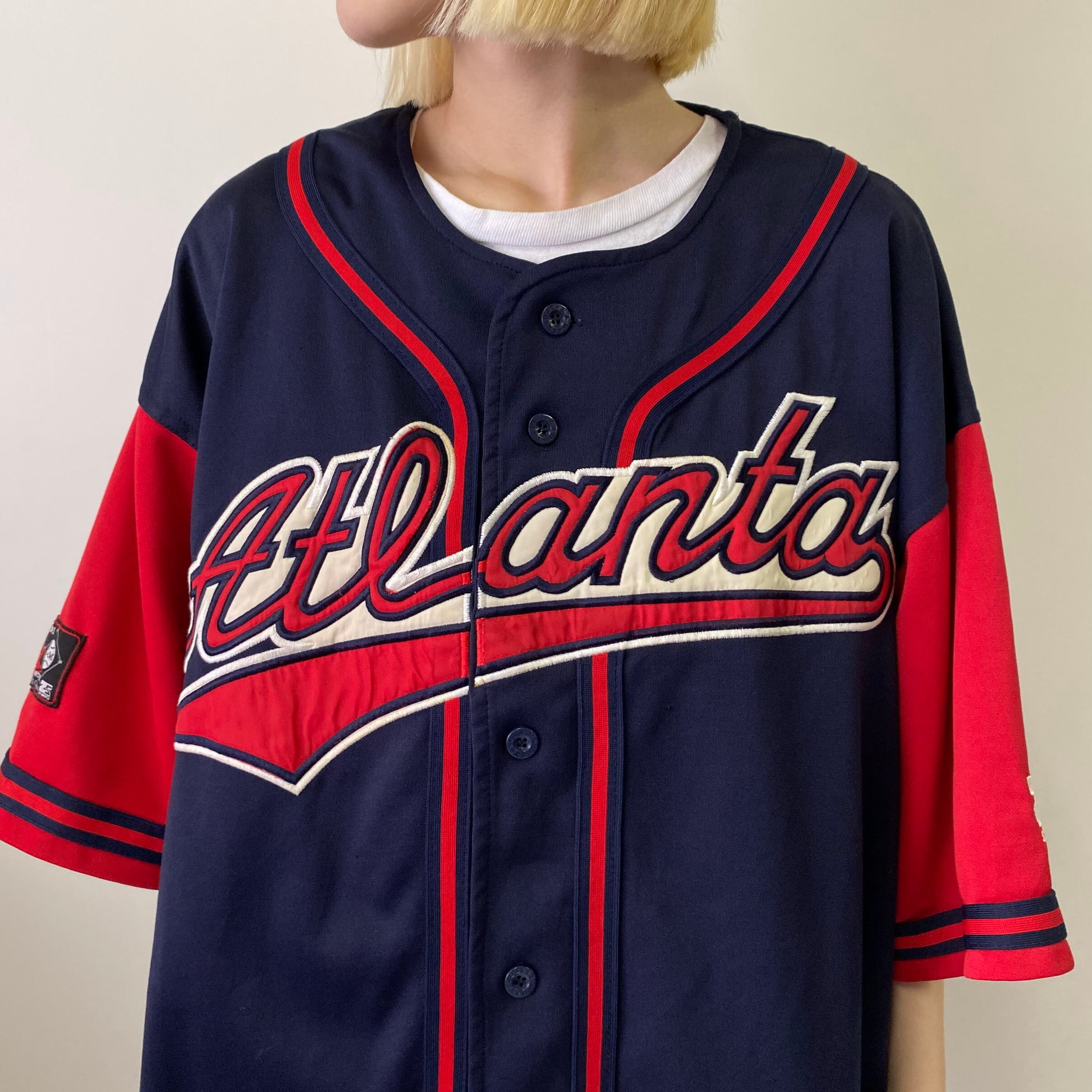 MLB アトランタ・ブレーブス Atlanta Braves ベースボールシャツ ...