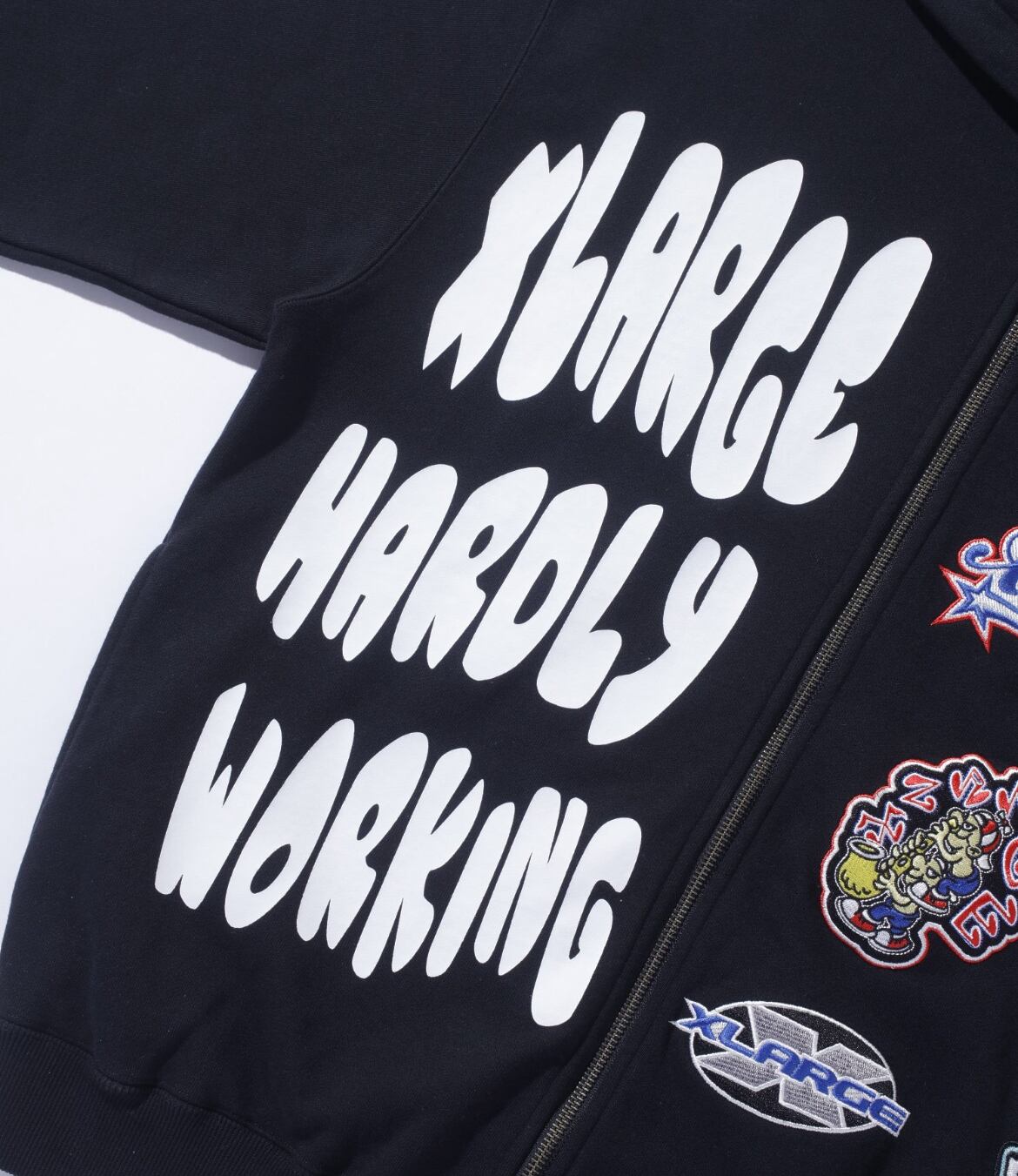 XLARGE MULTI LOGO ZIP UP HOODED SWEATSHIRT | バイシクルショップ