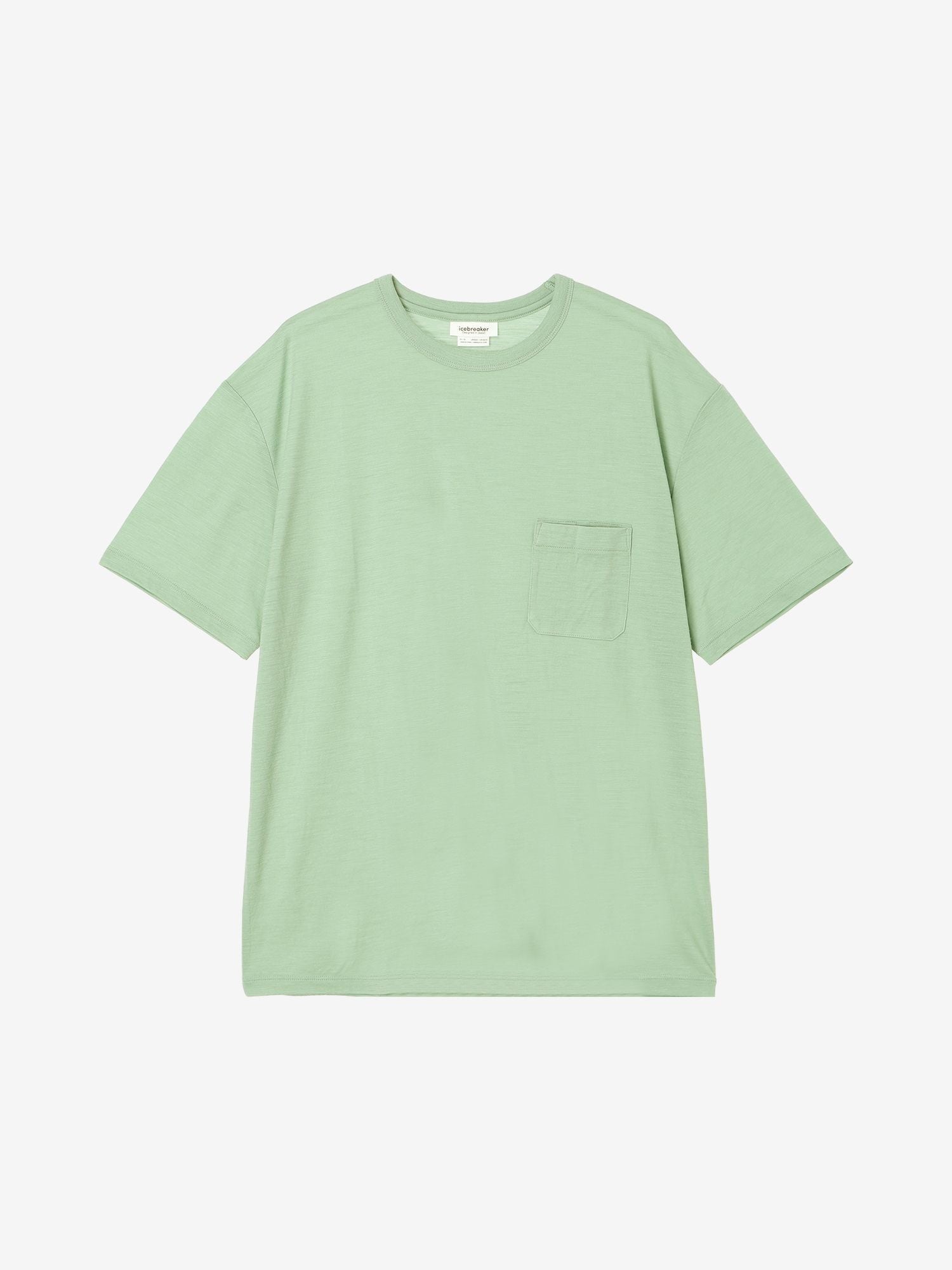 icebreaker メリノ ポケットＴ エクルーヘザー Ｍサイズ 美品 icebreaker】メリノ150 SS ポケットティー / シーグラス | ZERODAY