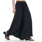 Comfortable Waist Rubber Cropped Wide Leg Pants 6colors I25030