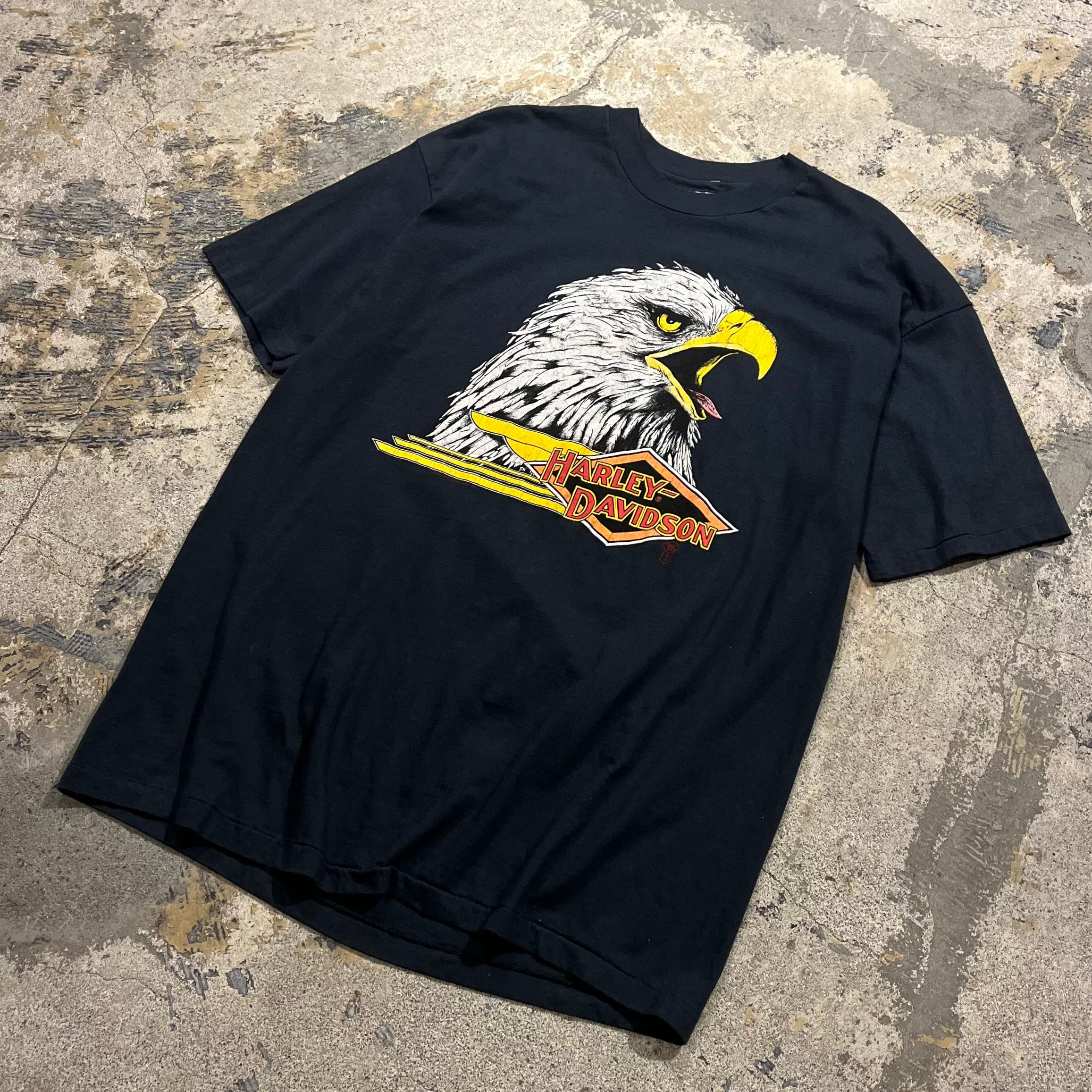 星条旗×ｲｰｸﾞﾙ】00's Harley-Davidson Tee | 下北沢SPiKe＆SPiCe