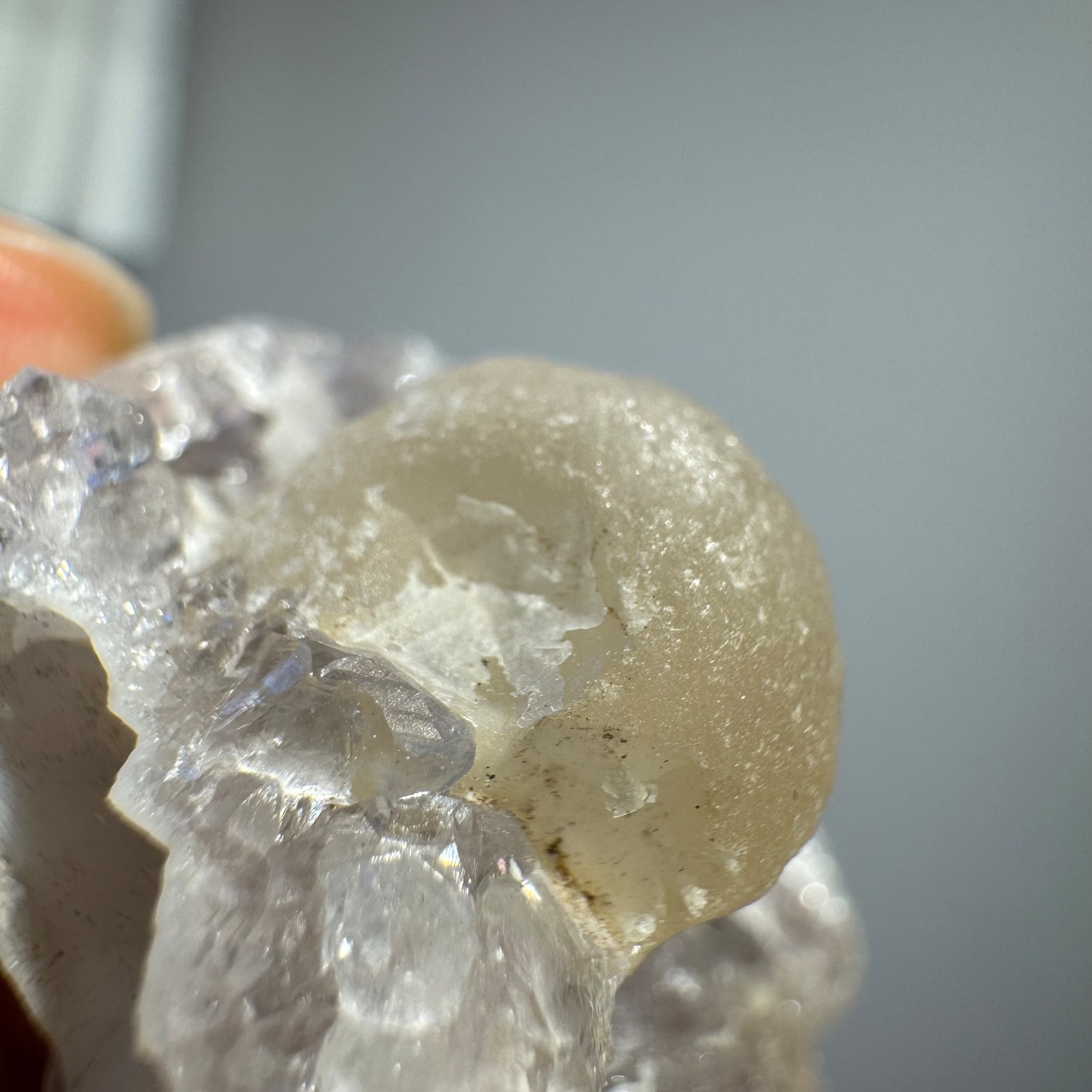 ポンデリングフローライト母岩付き*ブドウ状蛍石原石*251004*天然石*鉱物標本*インテリアストーン