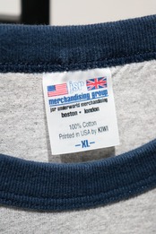 oasis one point logo ringer t shirt