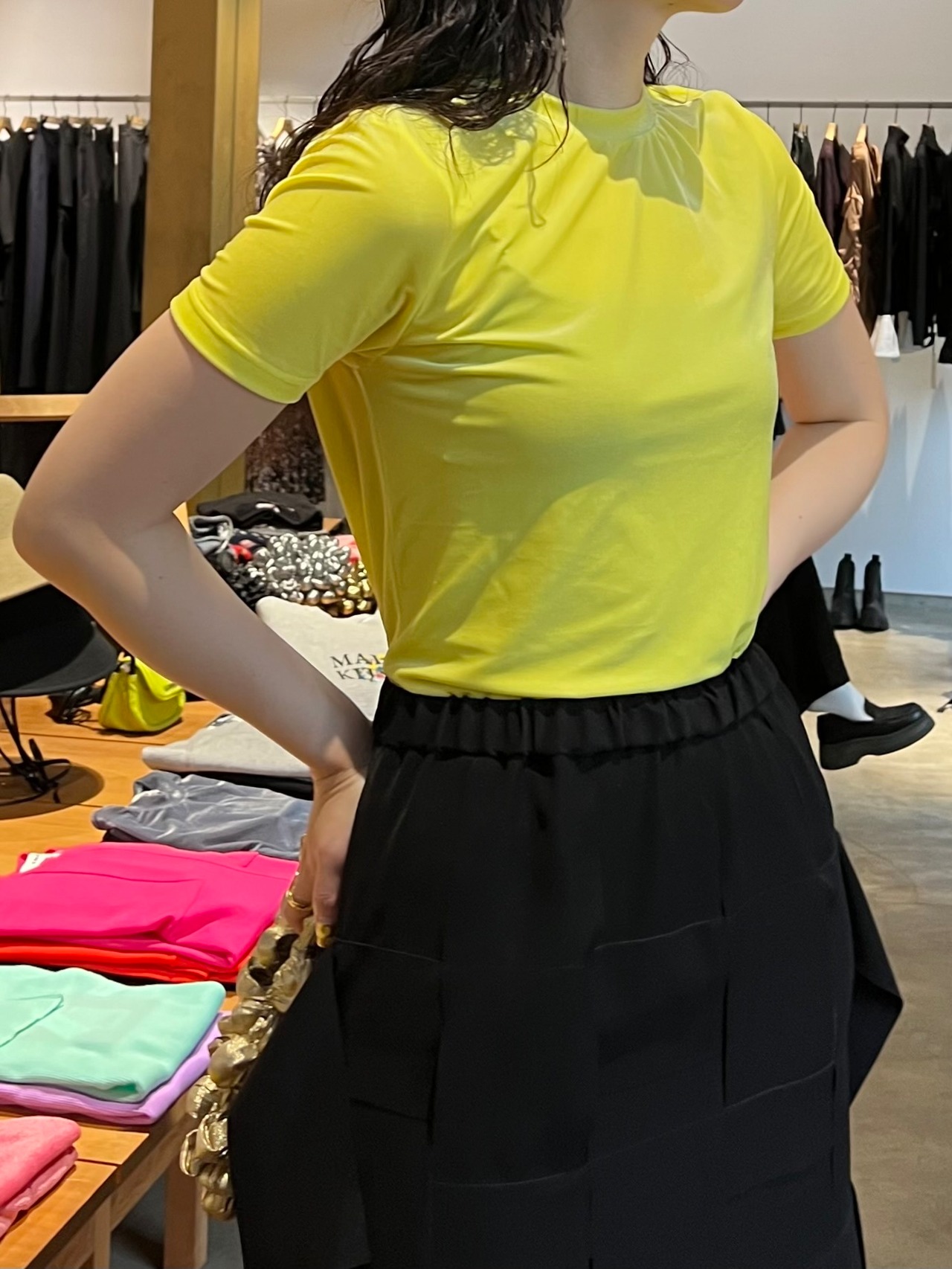 ENFOLD エンフォルド / VELOR T-SHIRT / Tシャツ - 4