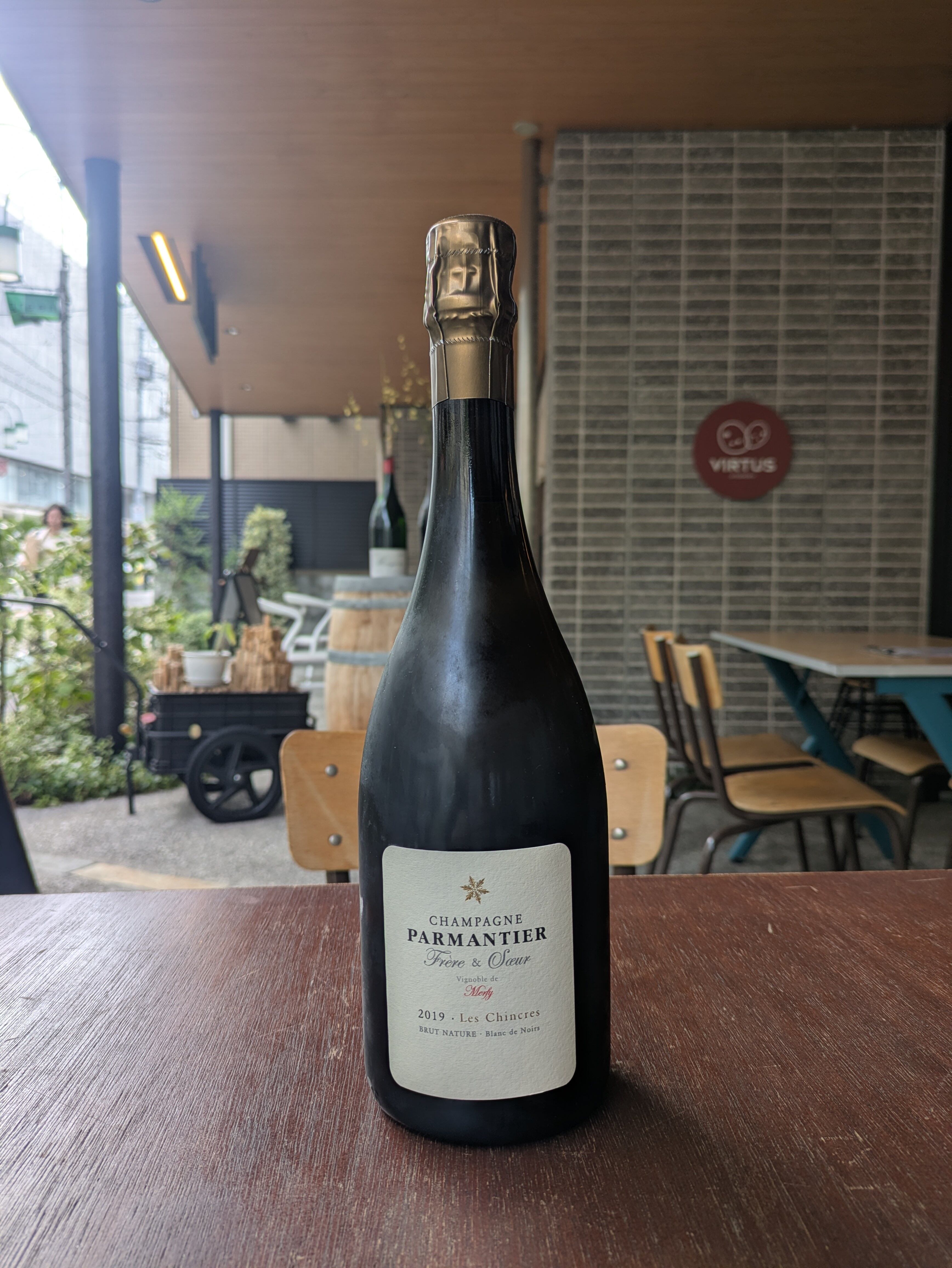 2019 BRUT NATURE BLANC DE NOIRS LES CHINCRES/ PARMANTIER FRERE ET SOEUR 【フランス・シャンパーニュ】