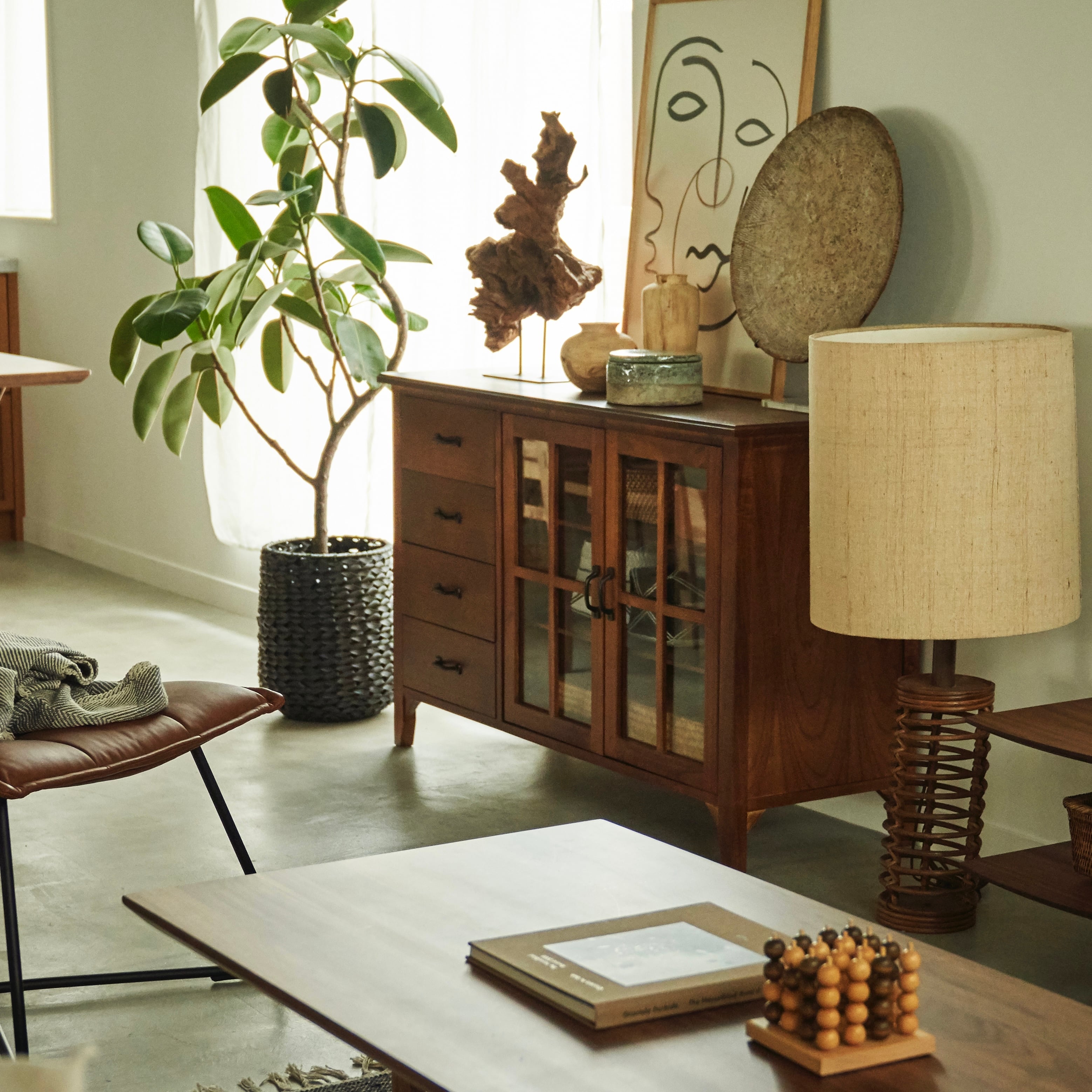 Mindy Wood Cabinet 1200 / 北欧アンティークスタイル 木製