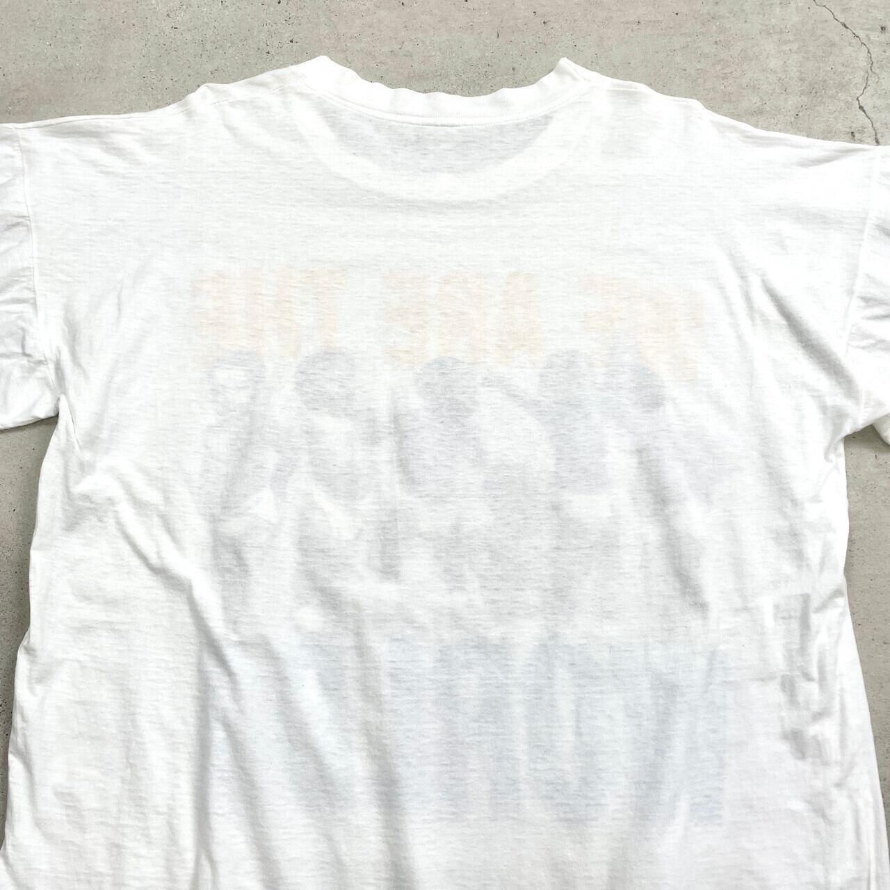 80年代~90年代 WE ARE THE WORLD プリントTシャツ メンズXL相当 古着