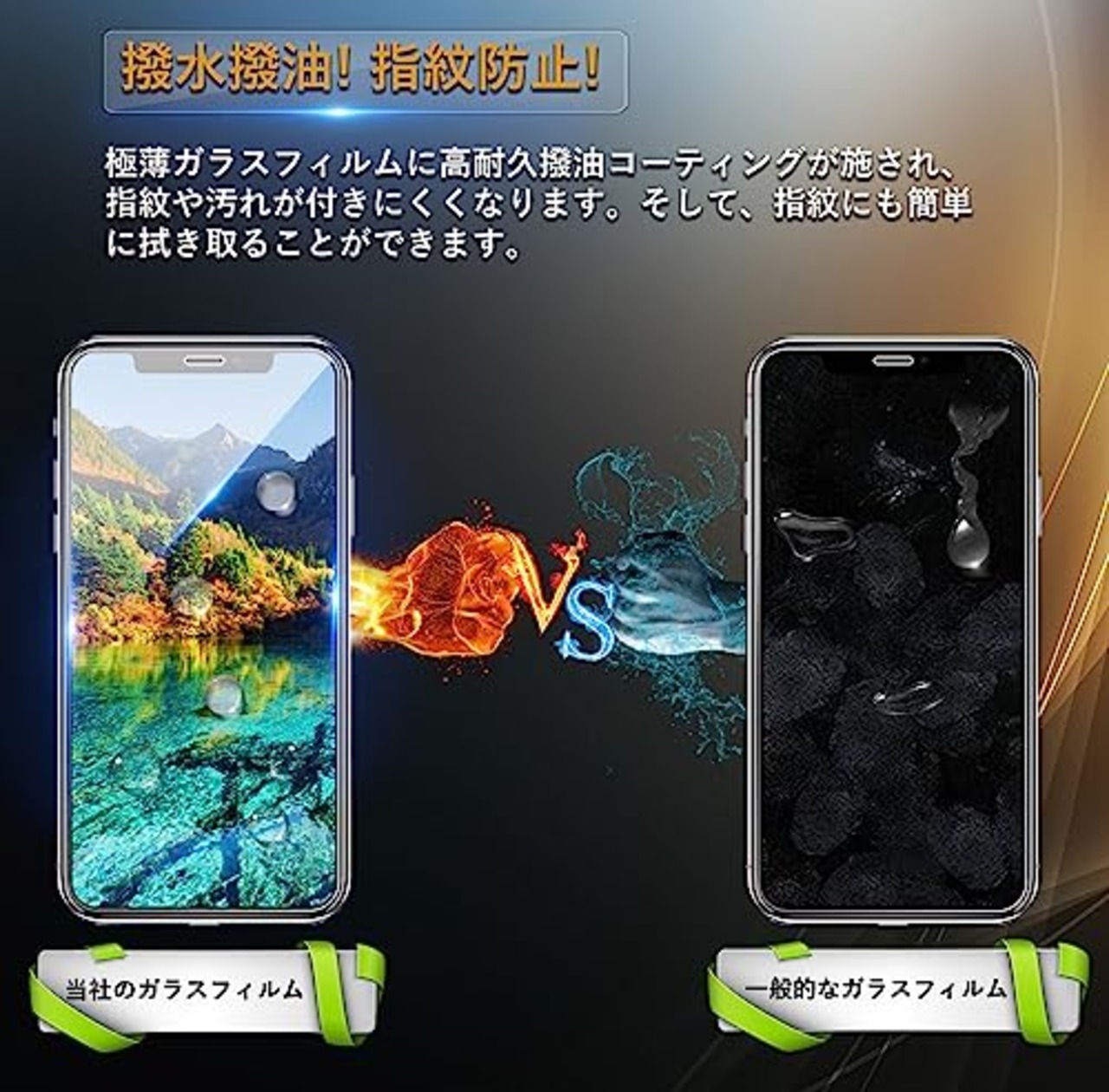iPhone11 用 ガラスフィルム iPhone XR 用 フィルム 2枚 【硬度9H スクラッチ防止 飛散防止 高透過率 指紋防止 気泡防止 耐衝撃 自動吸着 貼り付け簡単 ケースに干渉しない 】 アイフォン 11 / XR 対応 強化 ガラス 保護フィルム 6.1インチ対応