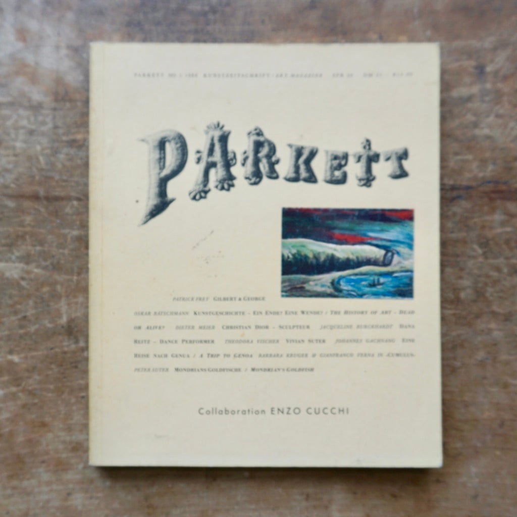 【絶版洋古書】雑誌パルケット　PARKETT   No. 1 1984    Enzo Cucchi. Gilbert & George [310194505]