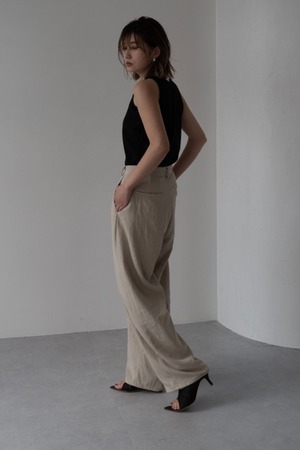 CURVE LINE PANTS（BEIGE）