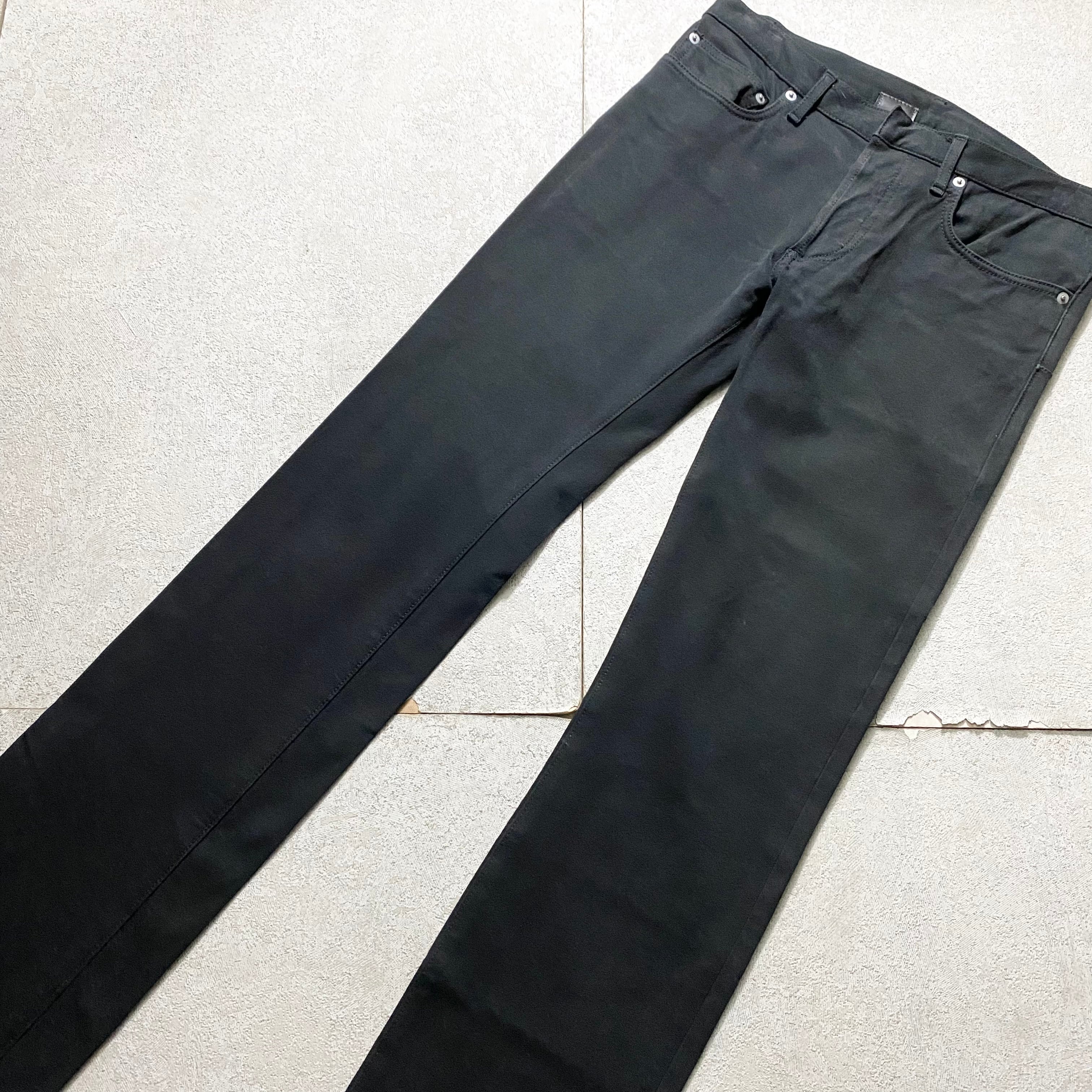2007SS DIOR HOMME black stretch skinny pants | NOIR ONLINE