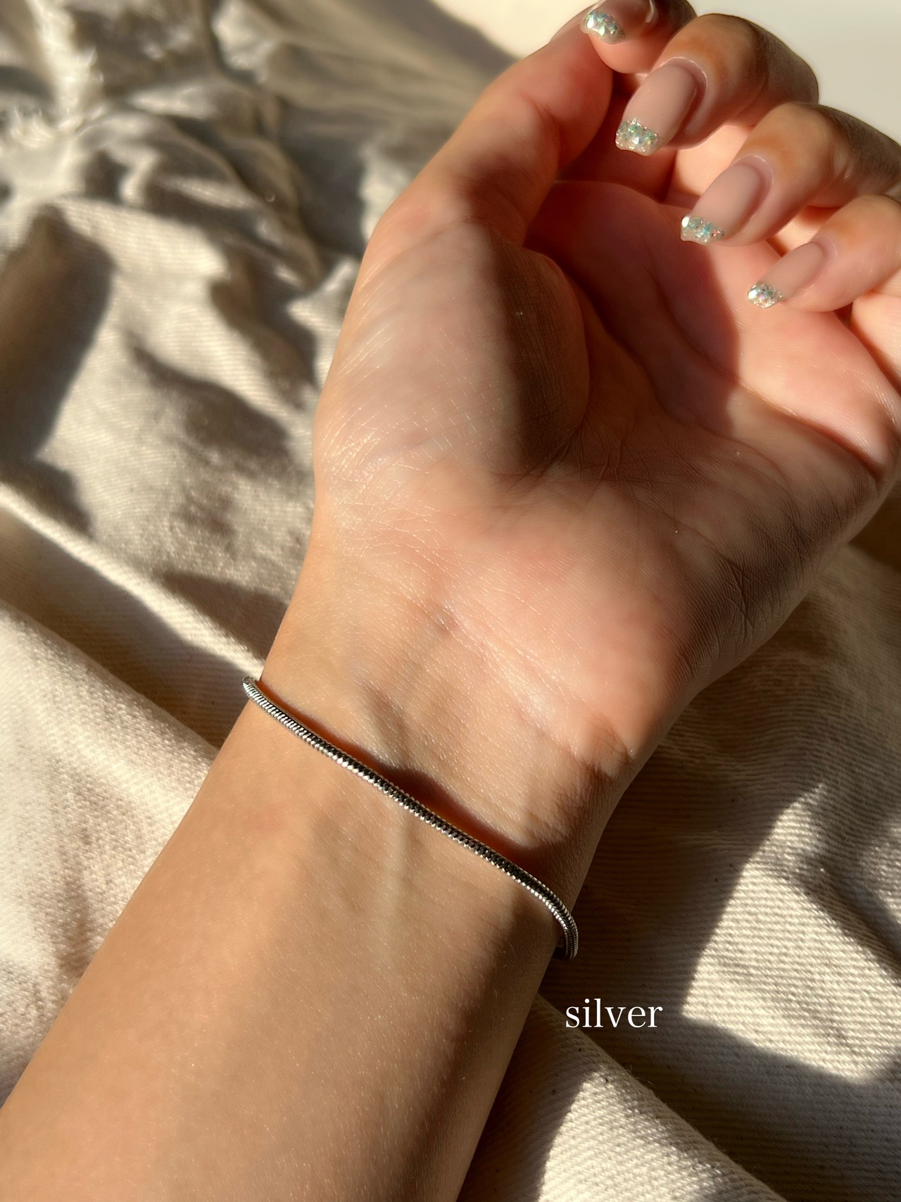 2mm snake bracelet