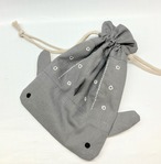 ジンベエザメ　巾着袋　小｜とりさん工房ーかわいいハンドメイドポーチ