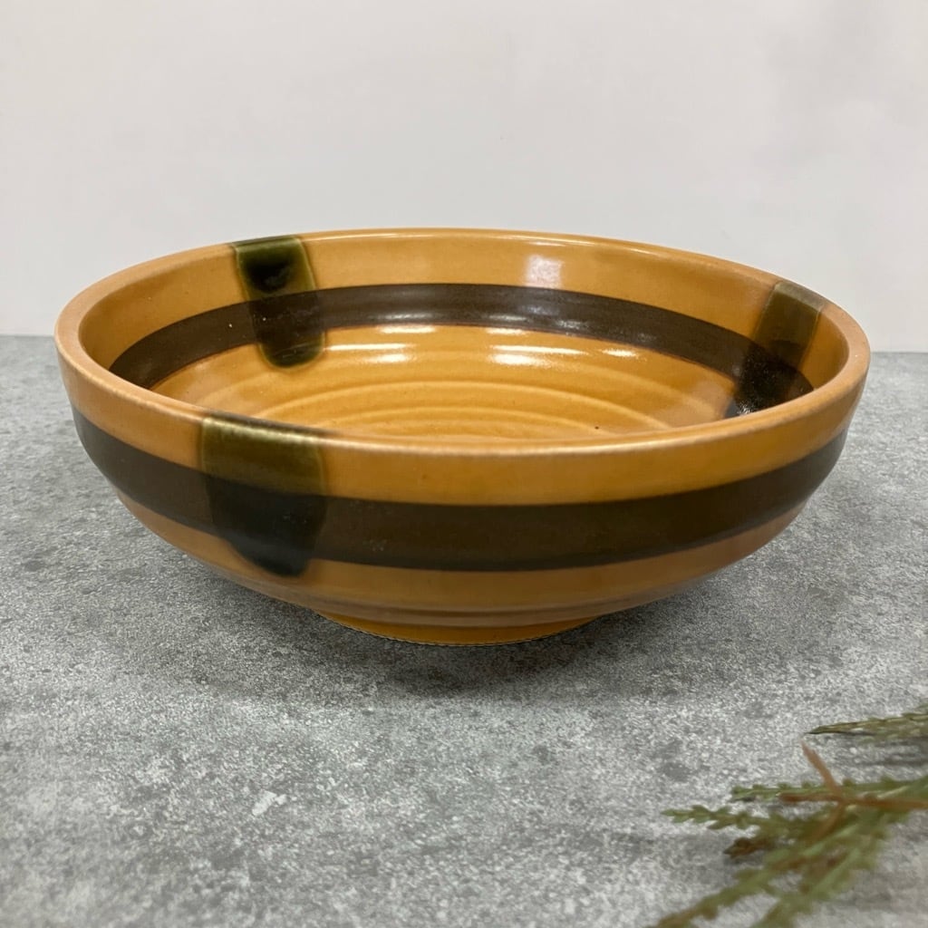 《在庫処分につき特価》《規格外品》黄瀬戸内錆巻5.5寸ボウル 多用鉢 【日本製】数量限定 アウトレット