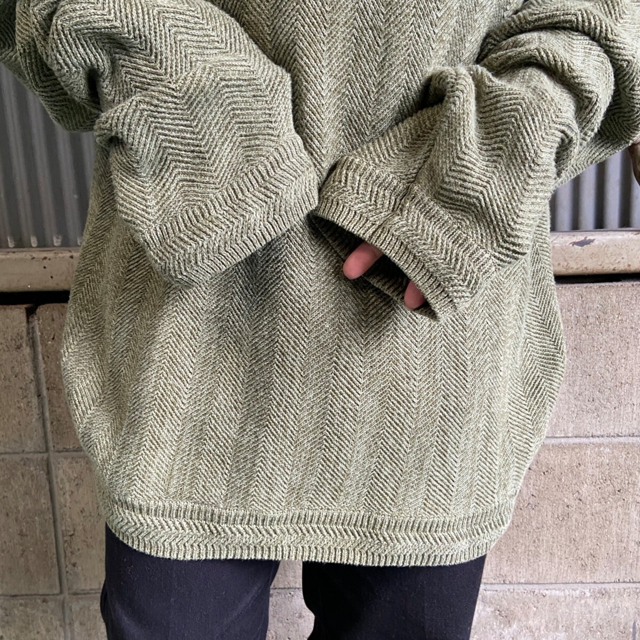 90年代 チャップス ラルフローレン コットンニットセーター メンズXL 