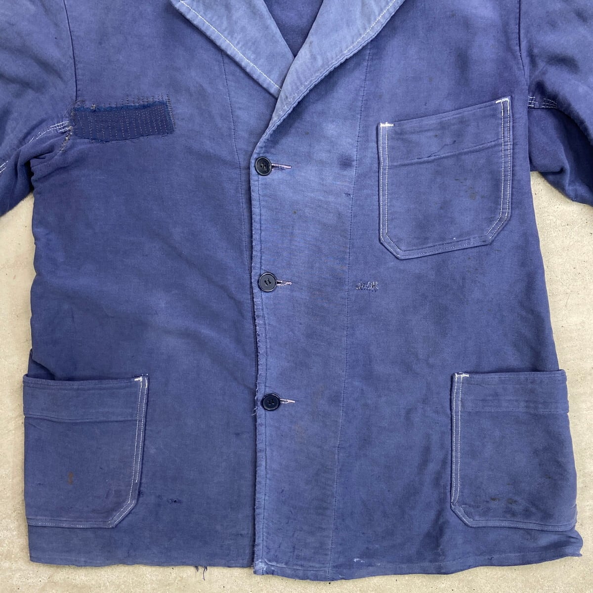 60年代 G.S. KLEDING ブルーモールスキン フレンチワークジャケット