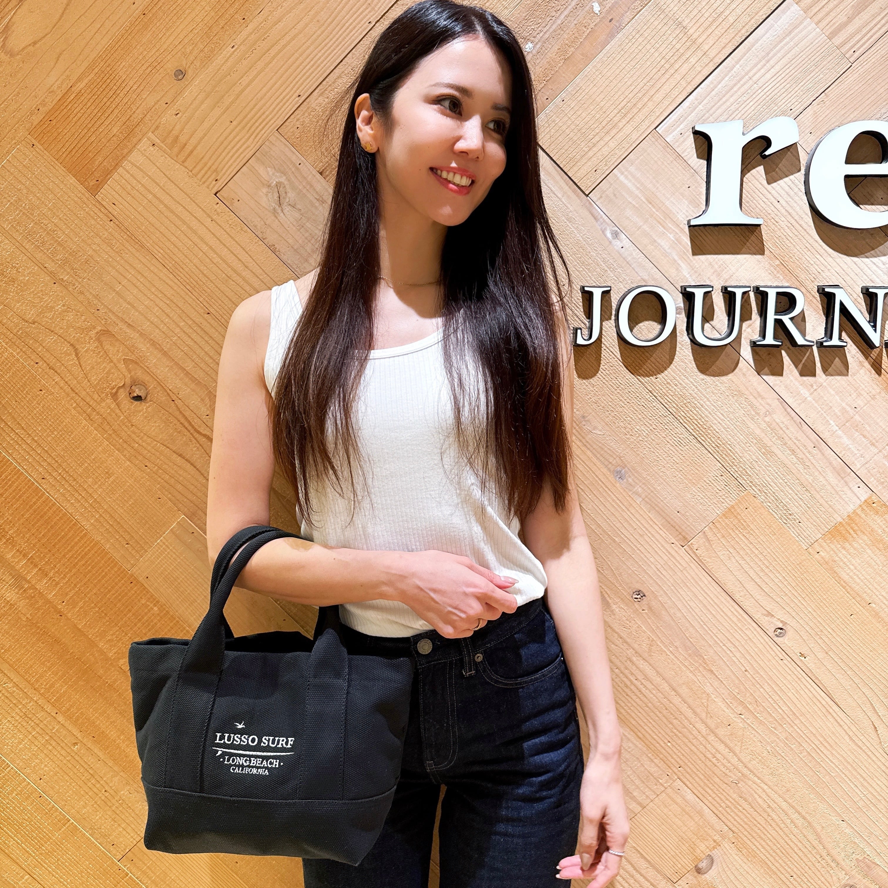 Long Beach Tote Bag 【Black】 | LUSSO SURF