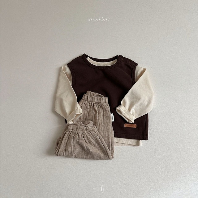 【即納】cozy snap vest