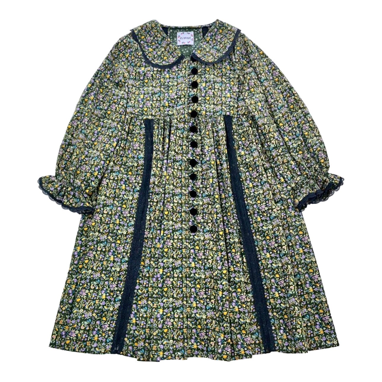 Doll dress26 green