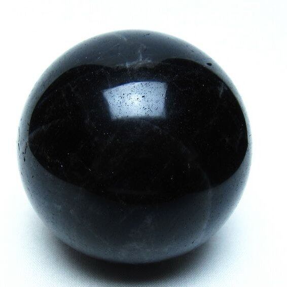 モリオン 黒水晶 丸玉 65mm 一点物 151-9502