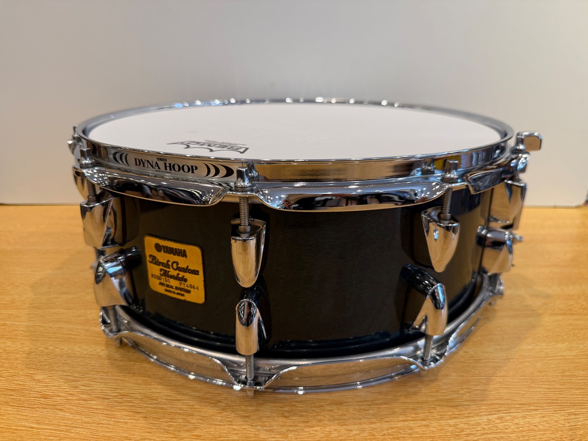 [日本製 USED] YAMAHA BIRCH CUSTOM ABSOLUTE SNARE DRUM 14×5.5 / BSD0105 シー ...