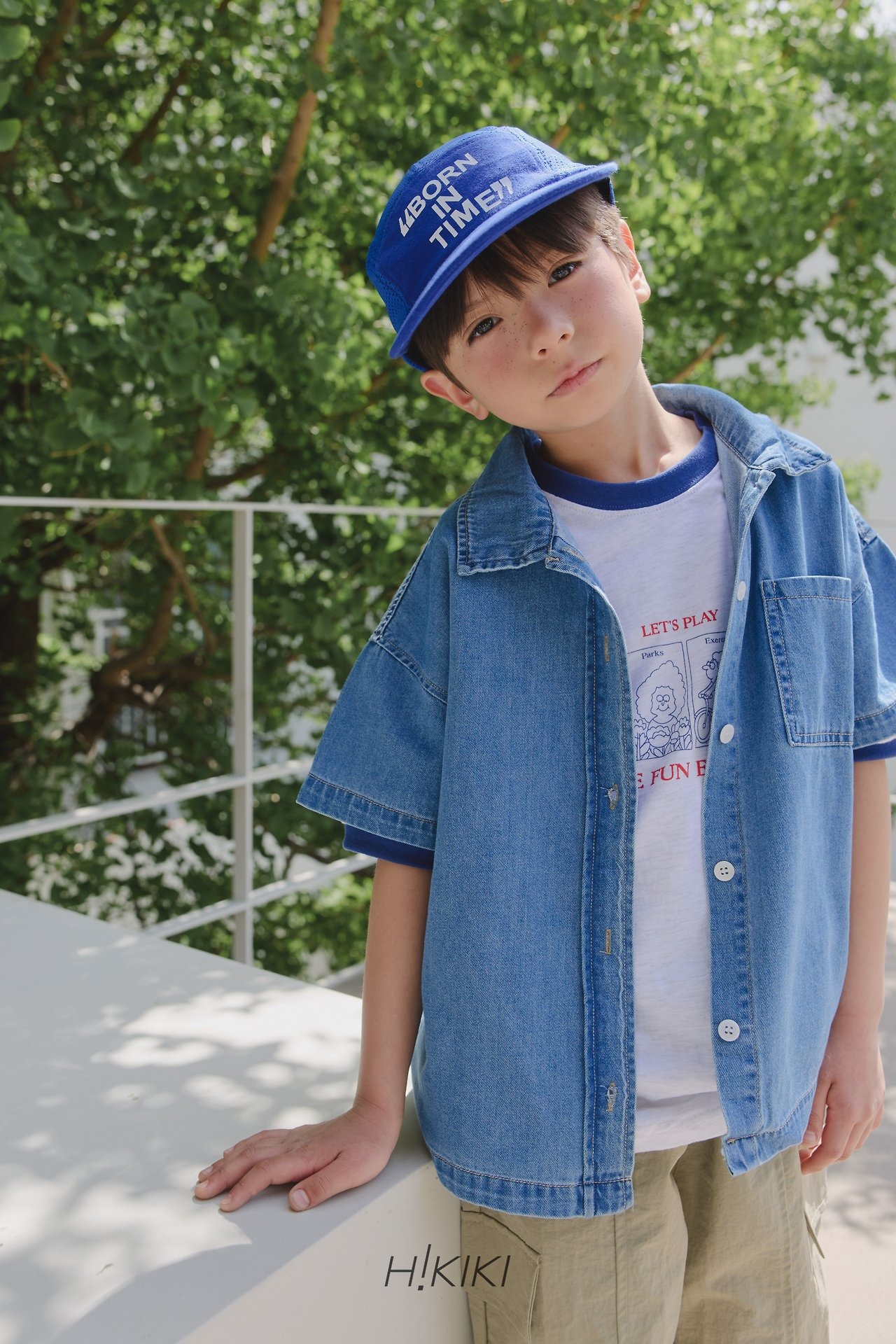 [H!KIKI] Summer Denim Shirt / [하이키키] 썸머데님셔츠